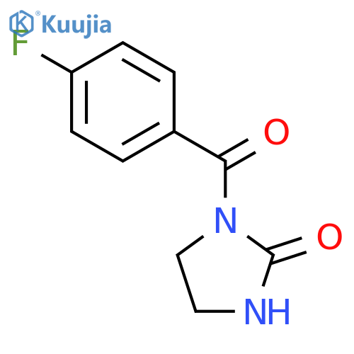 2-IMIDAZOLIDINONE, 1-(4-FLUOROBENZOYL)- structure