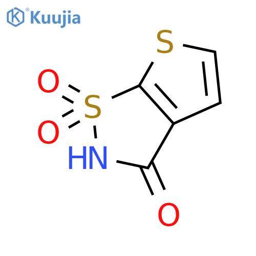 Thieno[3,2-d]isothiazol-3(2H)-one, 1,1-dioxide structure