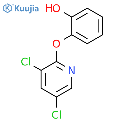 Phenol, 2-[(3,5-dichloro-2-pyridinyl)oxy]- structure