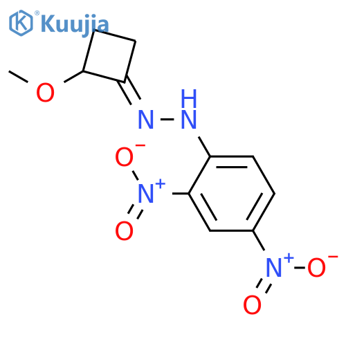 CYCLOBUTANONE, 2-METHOXY-, (2,4-DINITROPHENYL)HYDRAZONE structure