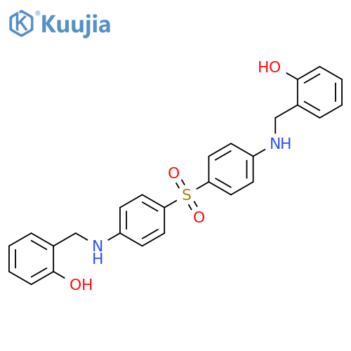 PHENOL, 2,2'-[SULFONYLBIS(4,1-PHENYLENEIMINOMETHYLENE)]BIS- structure