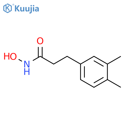 BENZENEPROPANAMIDE, N-HYDROXY-3,4-DIMETHYL- structure
