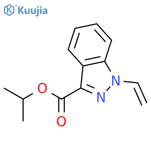 1H-Indazole-3-carboxylic acid, 1-ethenyl-, 1-methylethyl ester structure