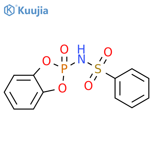 Benzenesulfonamide, N-(2-oxido-1,3,2-benzodioxaphosphol-2-yl)- structure