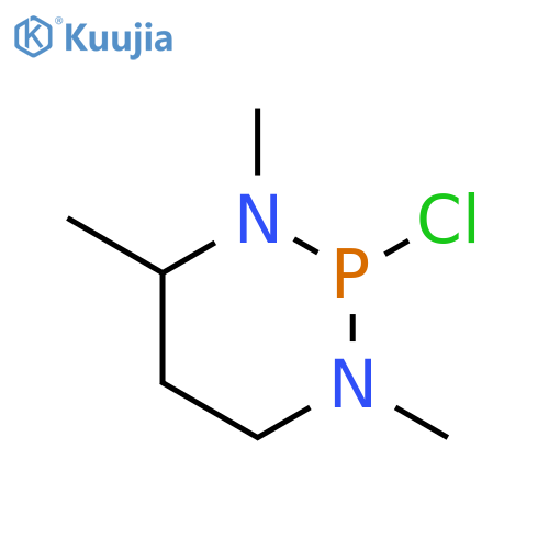 1,3,2-Diazaphosphorine, 2-chlorohexahydro-1,3,4-trimethyl- structure