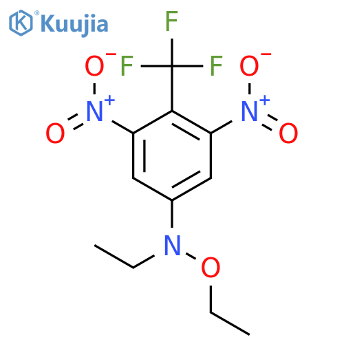 BENZENAMINE, N-ETHOXY-N-ETHYL-3,5-DINITRO-4-(TRIFLUOROMETHYL)- structure