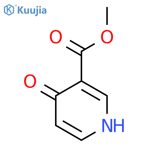 1,4-dihydro-4-oxo-3-Pyridinecarboxylic acid methyl ester structure