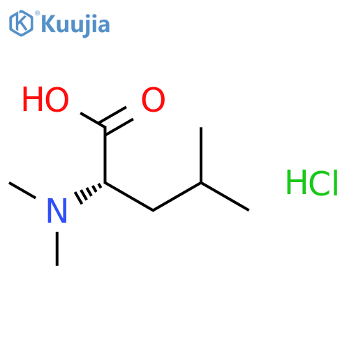 L-LEUCINE, N,N-DIMETHYL-, HYDROCHLORIDE structure