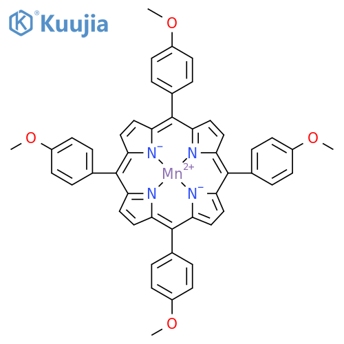 Mn(II) tetramethoxyphenylporphyrin structure