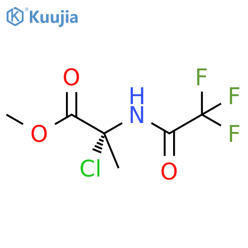 ALANINE, 2-CHLORO-N-(TRIFLUOROACETYL)-, METHYL ESTER structure
