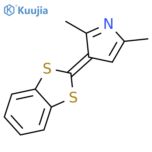3H-Pyrrole, 3-(1,3-benzodithiol-2-ylidene)-2,5-dimethyl- structure