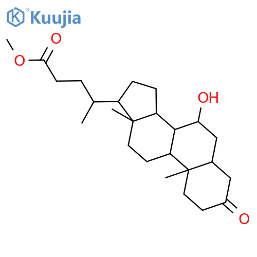 Methyl 7b-Hydroxy-3-ketocholanoate structure