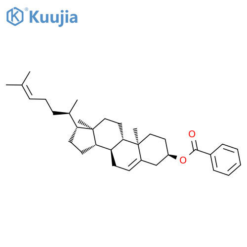 Cholesta-5,24-dien-3-ol, benzoate, (3a)- structure