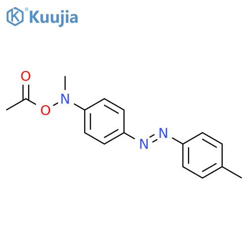 Acetic acid,methyl[4-[2-(4-methylphenyl)diazenyl]phenyl]azanyl ester structure