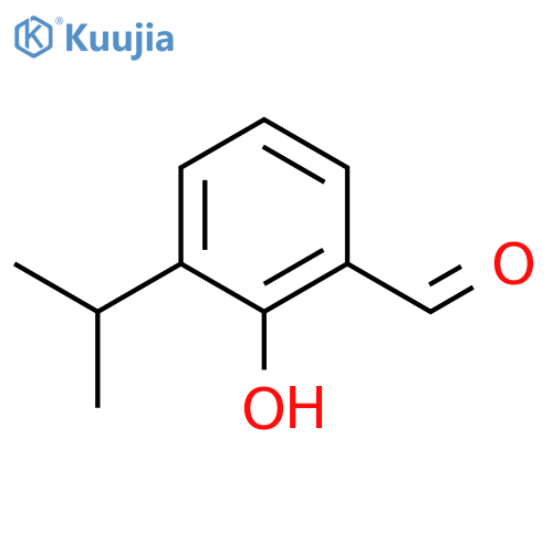 2-hydroxy-3-(propan-2-yl)benzaldehyde structure