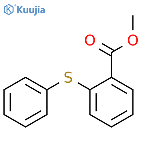 BENZOIC ACID, 2-(PHENYLTHIO)-, METHYL ESTER structure