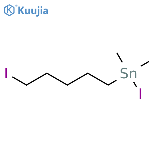 STANNANE, IODO(5-IODOPENTYL)DIMETHYL- structure