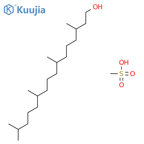 1-Hexadecanol, 3,7,11,15-tetramethyl-, methanesulfonate structure