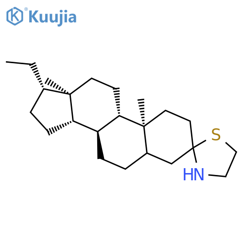 (8S,9S,10S,13R,14S,17S)-17-Ethyl-10,13-dimethylhexadecahydrospiro[cyclopenta[a]phenanthrene-3,2'-[1,3]thiazolidine] structure