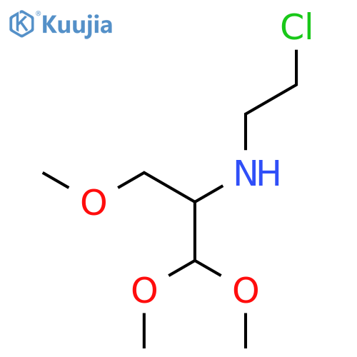 2-PROPANAMINE, N-(2-CHLOROETHYL)-1,1,3-TRIMETHOXY- structure