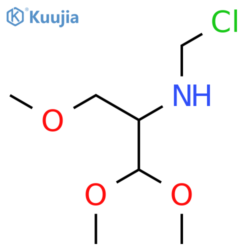 2-Propanamine, N-(chloromethyl)-1,1,3-trimethoxy- structure