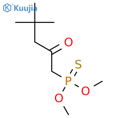 PHOSPHONOTHIOIC ACID, (4,4-DIMETHYL-2-OXOPENTYL)-, O,O-DIMETHYL ESTER structure