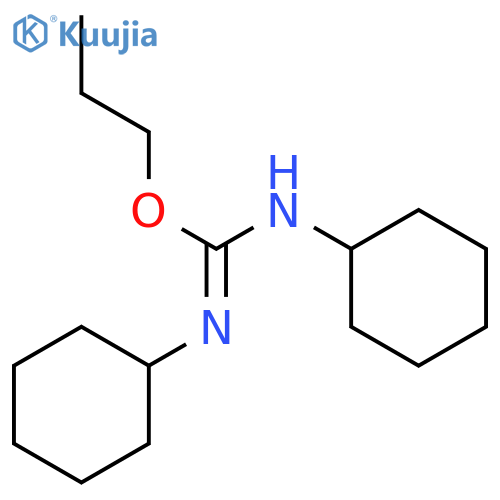 N,N-dicyclohexyl-O-(propyl)isourea structure
