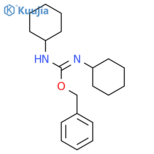 N,N'-Dicyclohexyl-carbamimidic Acid Phenylmethyl Ester structure