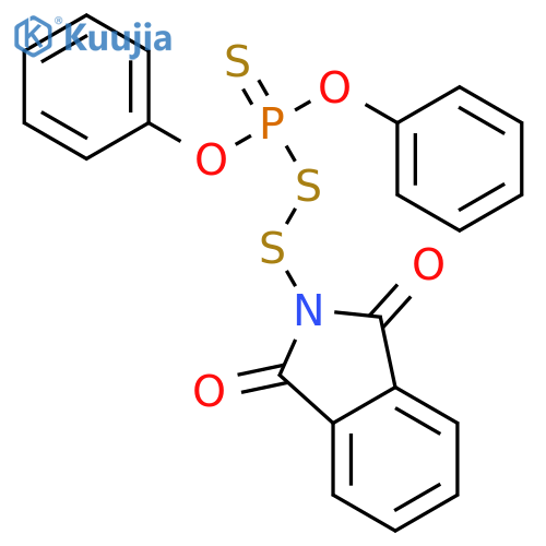 1H-ISOINDOLE-1,3(2H)-DIONE, 2-[(DIPHENOXYPHOSPHINOTHIOYL)DITHIO]- structure