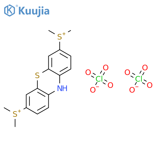 Sulfonium, 10H-phenothiazine-3,7-diylbis[dimethyl-, diperchlorate structure