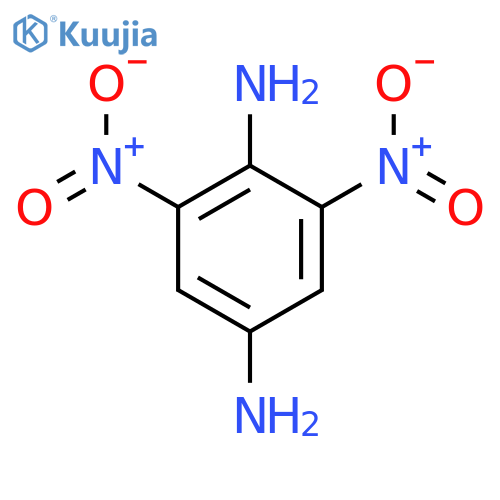 2,6-Dinitrobenzene-1,4-diamine structure
