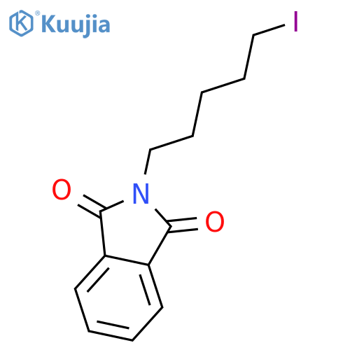 1H-Isoindole-1,3(2H)-dione, 2-(5-iodopentyl)- structure