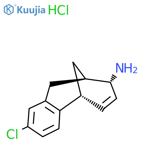 (1R,9R,10S)-5-Chlorotricyclo[7.3.1.02,7]trideca-2(7),3,5,11-tetraen-10-amine;hydrochloride structure