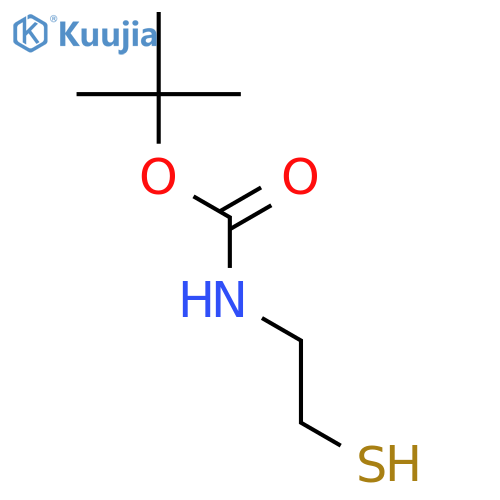 2-(Boc-amino)ethanthiol (>90%) structure