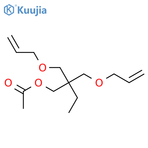 2,2-bis[(allyloxy)methyl]butyl acetate structure