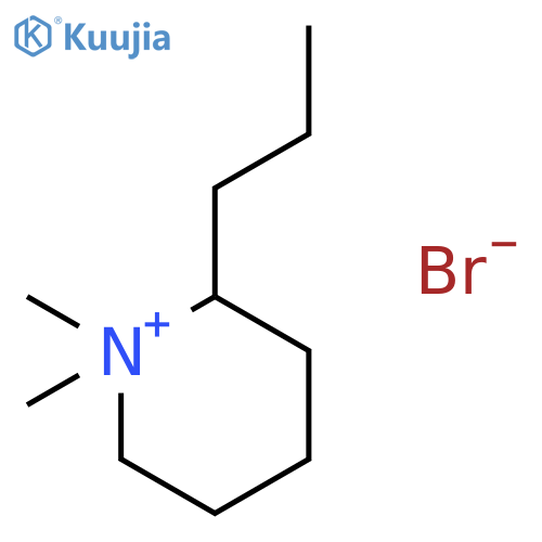 Piperidinium, 1,1-dimethyl-2-propyl-, bromide structure