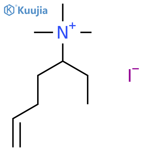 6-Hepten-3-aminium, N,N,N-trimethyl-, iodide structure