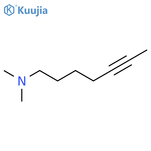 5-Heptyn-1-amine, N,N-dimethyl- structure