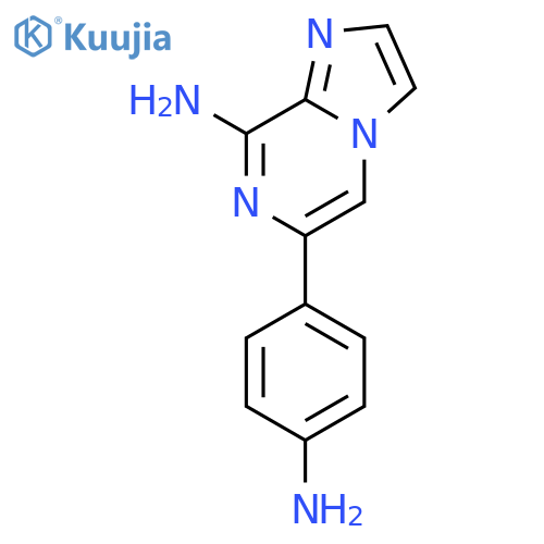 6-(4-Aminophenyl)imidazo[1,2-a]pyrazin-8-amine structure