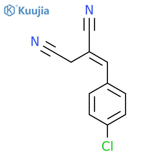 Butanedinitrile, [(4-chlorophenyl)methylene]-, (E)- structure