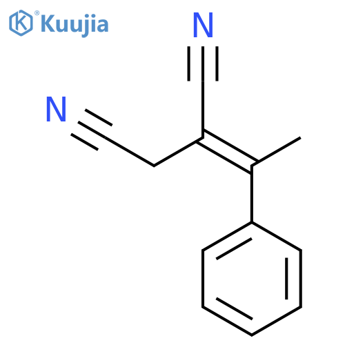 BUTANEDINITRILE, (1-PHENYLETHYLIDENE)-, (E)- structure