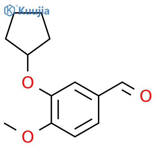 3-Cyclopentyloxy-4-methoxybenzaldehyde structure