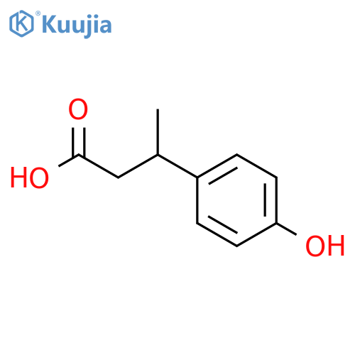 3-(4-hydroxyphenyl)butanoic acid structure