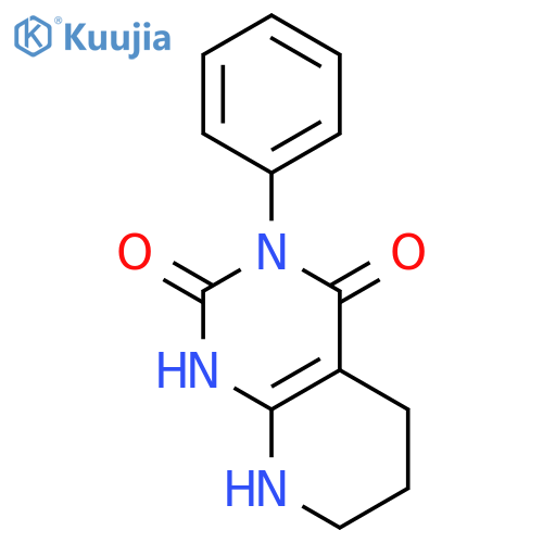 Pyrido[2,3-d]pyrimidine-2,4(1H,3H)-dione, 5,6,7,8-tetrahydro-3-phenyl- structure