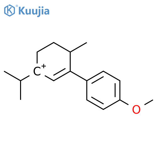 CYCLOHEXENYLIUM, 3-(4-METHOXYPHENYL)-4-METHYL-1-(1-METHYLETHYL)- structure
