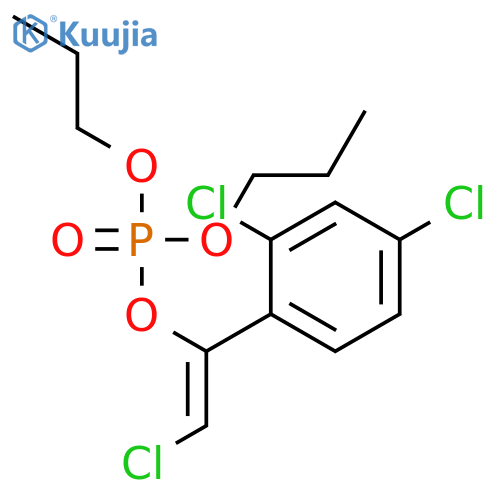 PHOSPHORIC ACID, 2-CHLORO-1-(2,4-DICHLOROPHENYL)ETHENYL DIPROPYL ESTER structure