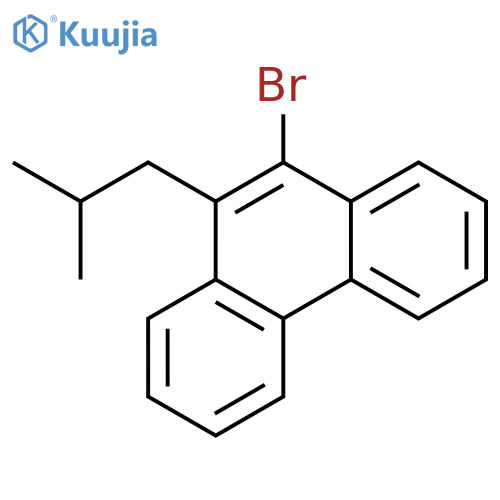 PHENANTHRENE, 9-BROMO-10-(2-METHYLPROPYL)- structure