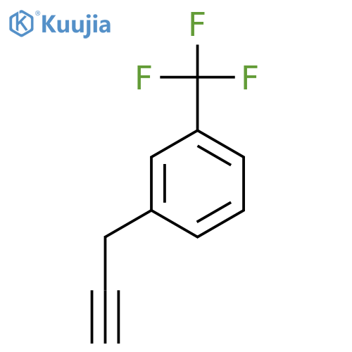 1-(prop-2-yn-1-yl)-3-(trifluoromethyl)benzene structure