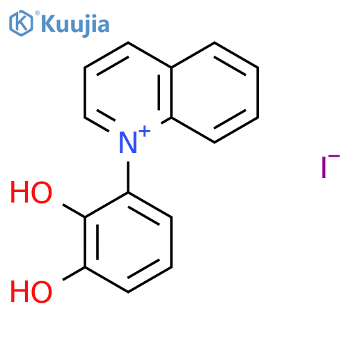 Quinolinium, 1-(2,3-dihydroxyphenyl)-, iodide structure