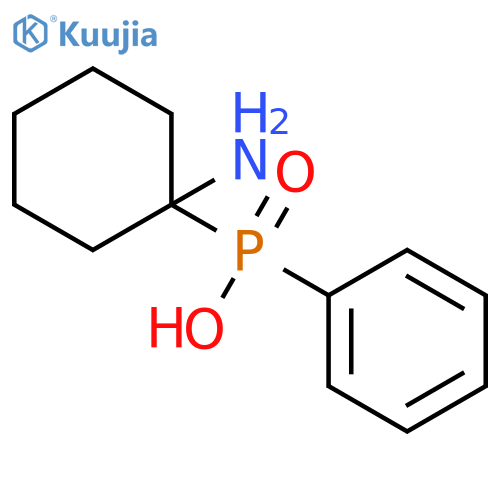 Phosphinic acid, (1-aminocyclohexyl)phenyl- structure